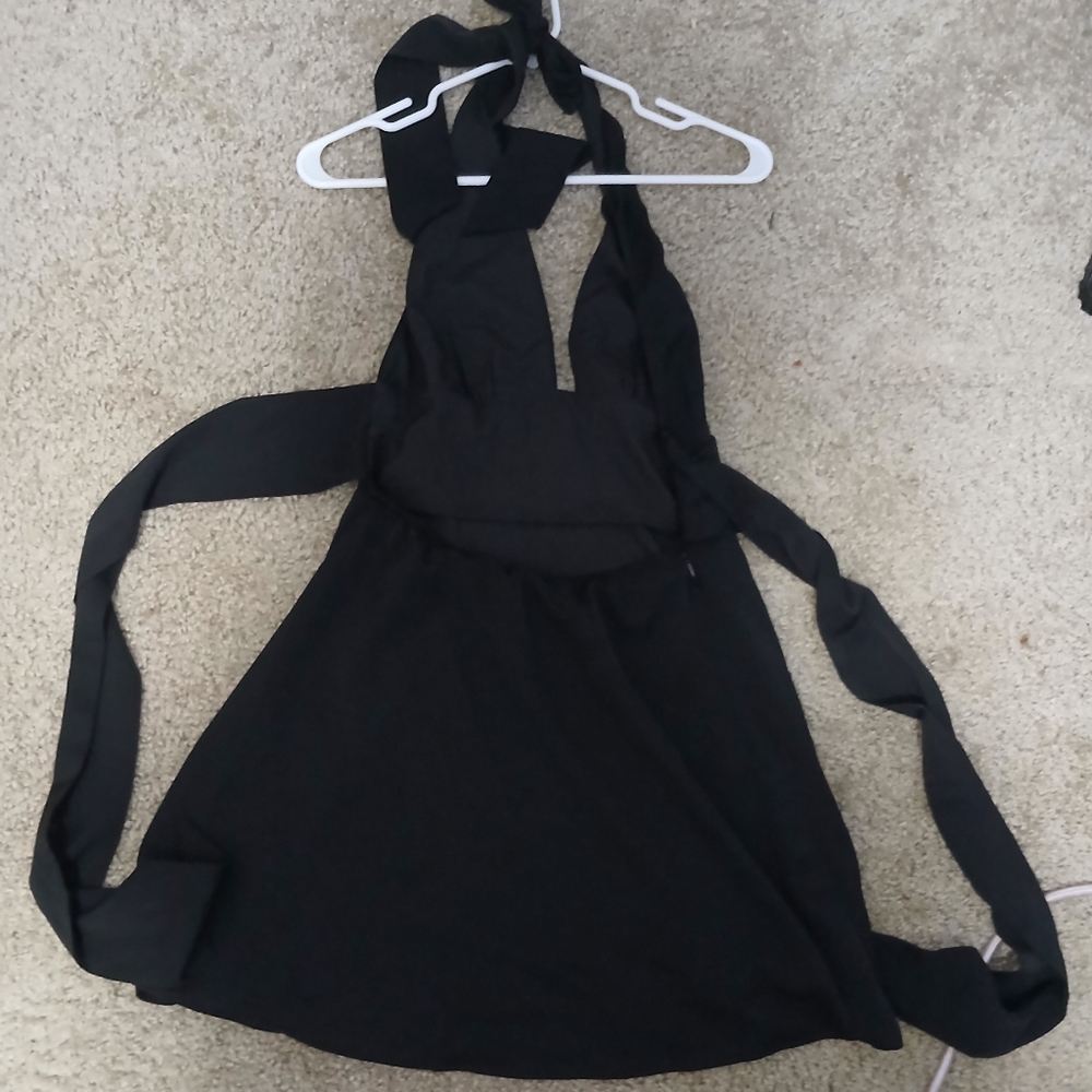 Black Halter Dress